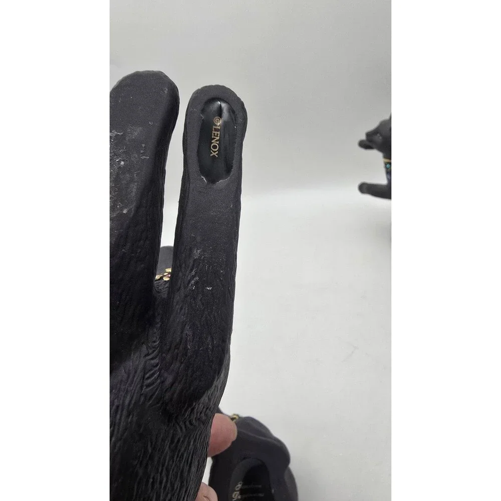 Set of 4 Lenox Jeweled Black Cat Collection
